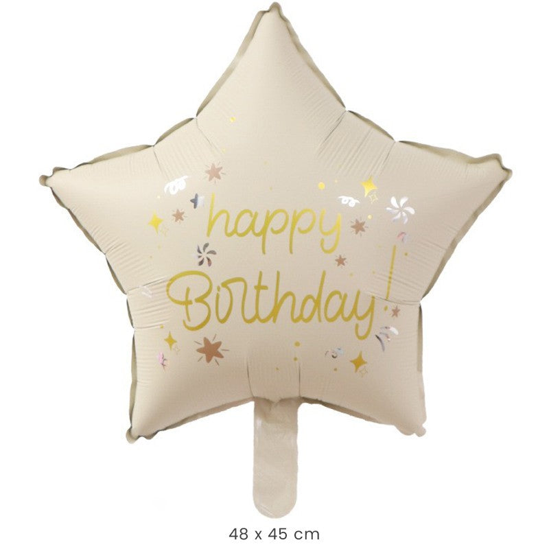 Balon din Folie Metalizata, Flippy, Figurina Animata, Model Stea, 45 cm, Ambalaj Individual, Pai Inclus, Umflare cu Aer