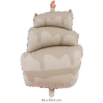 Balon din Folie Metalizata, Flippy, Figurina Animata, Model Tort, 96 x 55.5 cm, Ambalaj Individual, Pai Inclus, Umflare