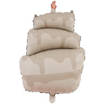 Balon din Folie Metalizata, Flippy, Figurina Animata, Model Tort, 96 x 55.5 cm, Ambalaj Individual, Pai Inclus, Umflare