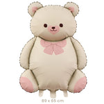 Balon din Folie Metalizata, Flippy, Figurina Animata, Model Ursulet, 89 x 65 cm, Ambalaj Individual, Pai Inclus,