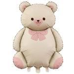 Balon din Folie Metalizata, Flippy, Figurina Animata, Model Ursulet, 89 x 65 cm, Ambalaj Individual, Pai Inclus,