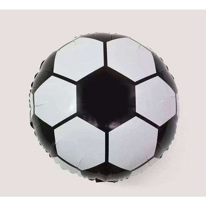 Balon din Folie Metalizata, Flippy, Figurina Cerc, Model Minge de Fotbal, Tematica Sport, 45 cm, Ambalaj Individual,