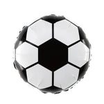 Balon din Folie Metalizata, Flippy, Figurina Cerc, Model Minge de Fotbal, Tematica Sport, 45 cm, Ambalaj Individual,