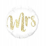 Balon din Folie Metalizata, Flippy, Figurina Cerc, Model MRS, Tematica Nunta, 45 cm, Ambalaj Individual, Pai Inclus,