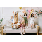Balon din Folie Metalizata, Flippy, Figurina Cifra Gradient, Tema Aniversare 80 cm, Ambalaj Individual, Pai inclus,