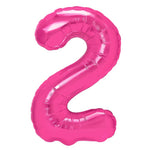 Balon din Folie Metalizata, Flippy, Figurina Cifra, Model 2, Tema Aniversare 100 cm, Ambalaj Individual, Pai Inclus,