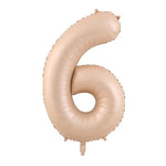 Balon din Folie Metalizata, Flippy, Figurina Cifra, Model 6, Tema Aniversare 100 cm, Ambalaj Individual, Pai Inclus,