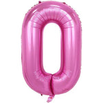 Balon din Folie Metalizata Flippy, Figurina Cifra si Coroana, Tema Aniversare 100 cm, Ambalaj Individual, Pai inclus,