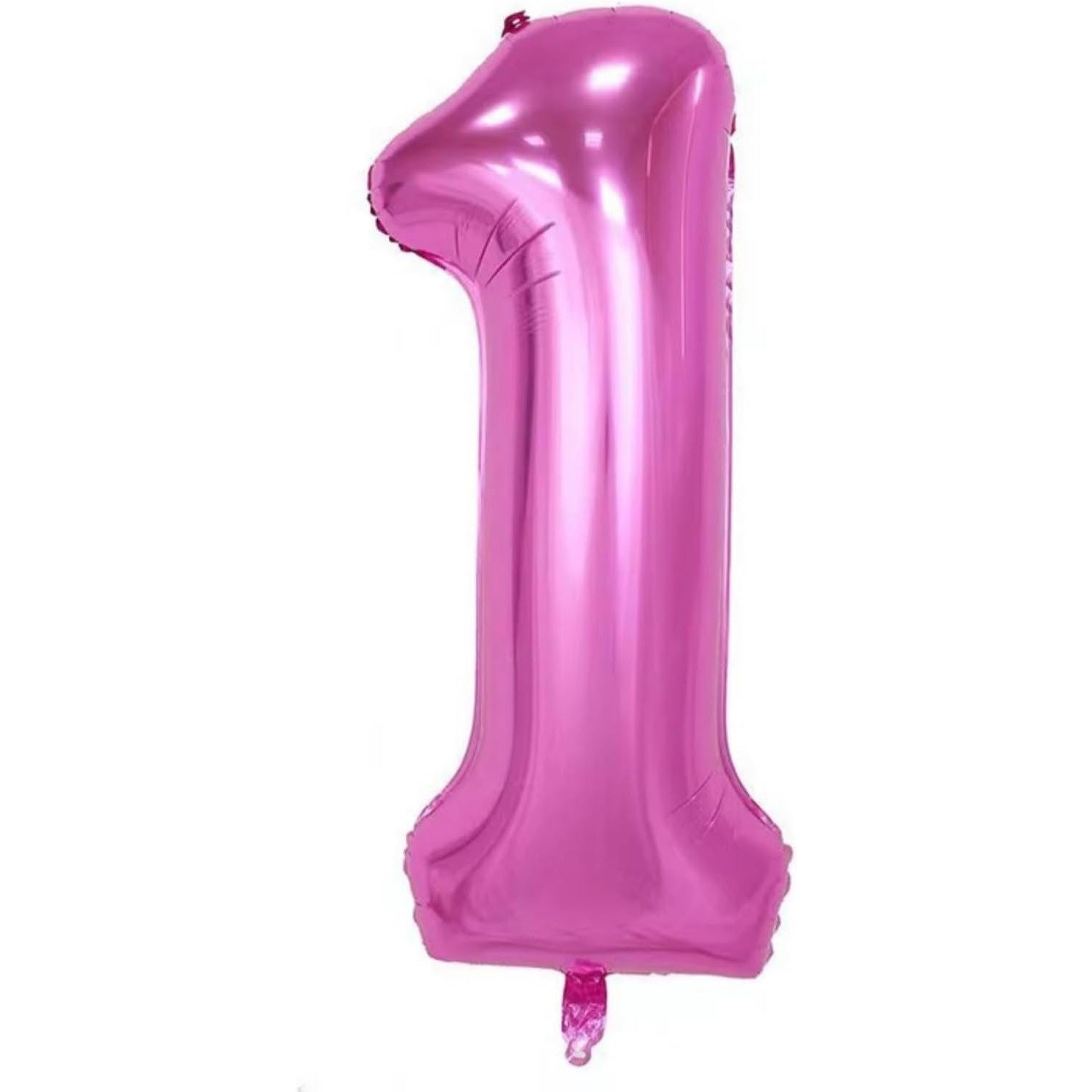 Balon din Folie Metalizata Flippy, Figurina Cifra si Coroana, Tema Aniversare 100 cm, Ambalaj Individual, Pai inclus,