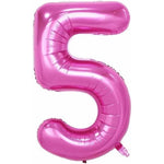 Balon din Folie Metalizata Flippy, Figurina Cifra si Coroana, Tema Aniversare 100 cm, Ambalaj Individual, Pai inclus,