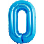 Balon din Folie Metalizata Flippy, Figurina Cifra si Coroana, Tema Aniversare 100 cm, Ambalaj Individual, Pai inclus,