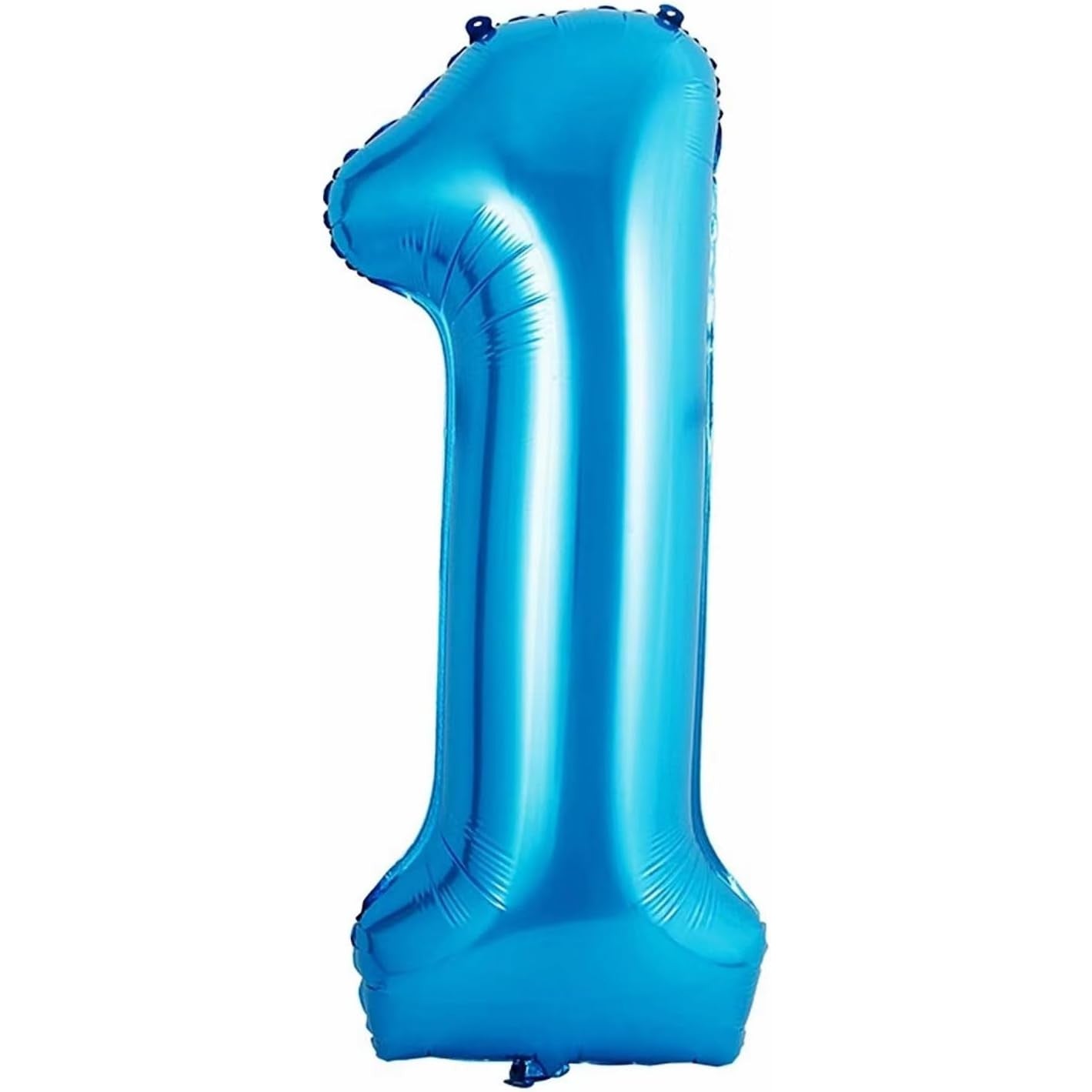 Balon din Folie Metalizata Flippy, Figurina Cifra si Coroana, Tema Aniversare 100 cm, Ambalaj Individual, Pai inclus,