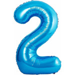 Balon din Folie Metalizata Flippy, Figurina Cifra si Coroana, Tema Aniversare 100 cm, Ambalaj Individual, Pai inclus,