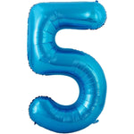 Balon din Folie Metalizata Flippy, Figurina Cifra si Coroana, Tema Aniversare 100 cm, Ambalaj Individual, Pai inclus,