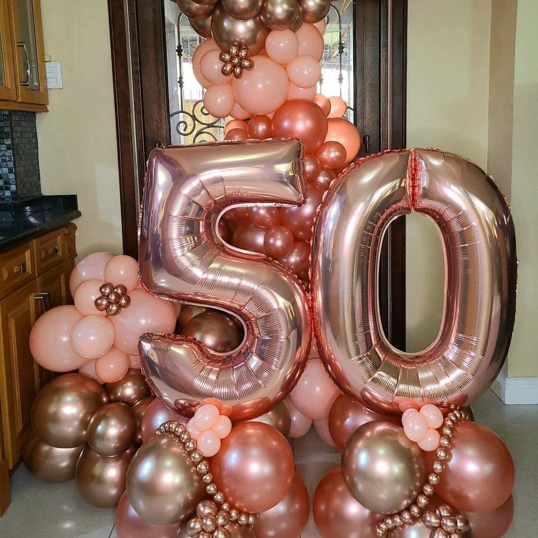 Balon din Folie Metalizata Flippy, Figurina Cifra, Tema Aniversare 100 cm, Ambalaj Individual, Pai inclus, Umflare cu