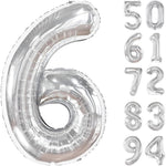 Balon din Folie Metalizata, Flippy, Figurina Cifra, Tema Aniversare 100 cm, Ambalaj Individual, Pai inclus, Umflare cu
