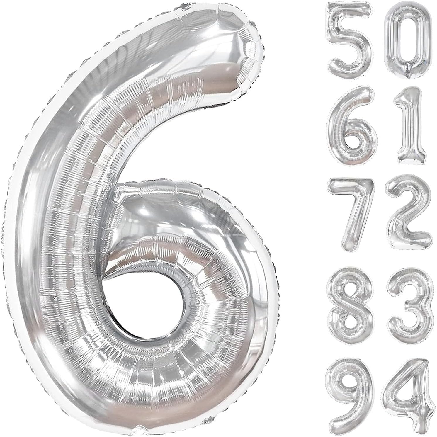 Balon din Folie Metalizata, Flippy, Figurina Cifra, Tema Aniversare 100 cm, Ambalaj Individual, Pai inclus, Umflare cu