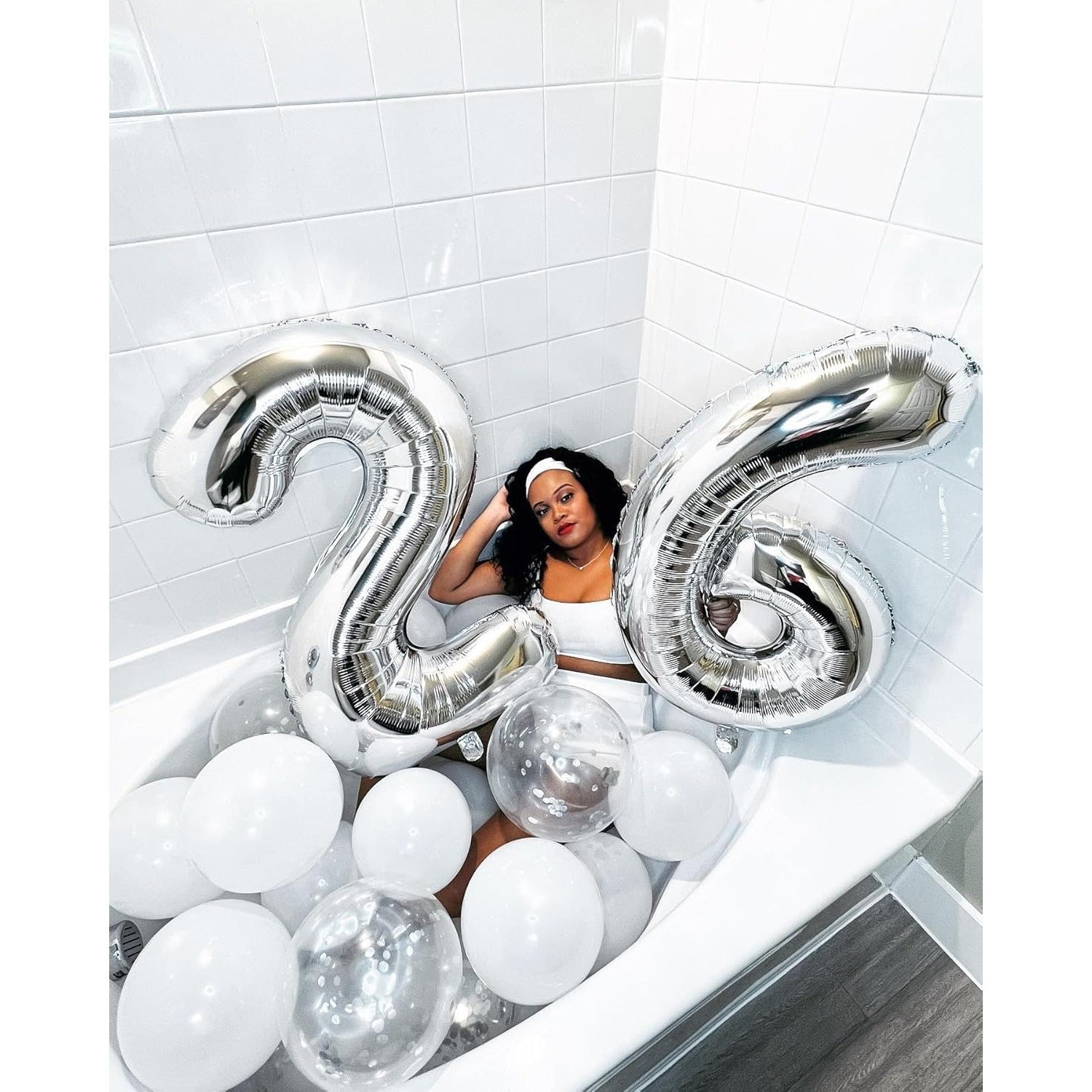 Balon din Folie Metalizata, Flippy, Figurina Cifra, Tema Aniversare 100 cm, Ambalaj Individual, Pai inclus, Umflare cu