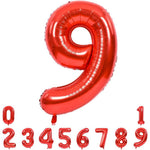 Balon din Folie Metalizata Flippy, Figurina Cifra, Tema Aniversare 100 cm, Ambalaj Individual, Pai inclus, Umflare cu