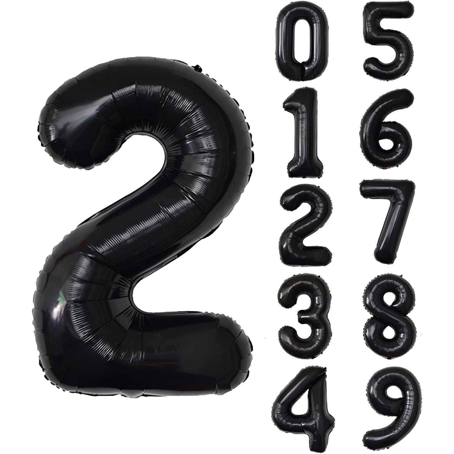 Balon din Folie Metalizata, Flippy, Figurina Cifra, Tema Aniversare 100 cm, Ambalaj Individual, Pai inclus, Umflare cu