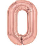Balon din Folie Metalizata Flippy, Figurina Cifra, Tema Aniversare 100 cm, Ambalaj Individual, Pai inclus, Umflare cu