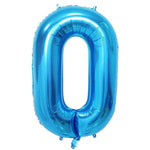 Balon din Folie Metalizata, Flippy, Figurina Cifra, Tema Aniversare 100 cm, Ambalaj Individual, Pai inclus, Umflare cu