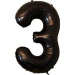 Balon din Folie Metalizata Flippy, Figurina Cifra, Tema Aniversare 40 cm, Ambalaj Individual, Pai inclus, Umflare cu