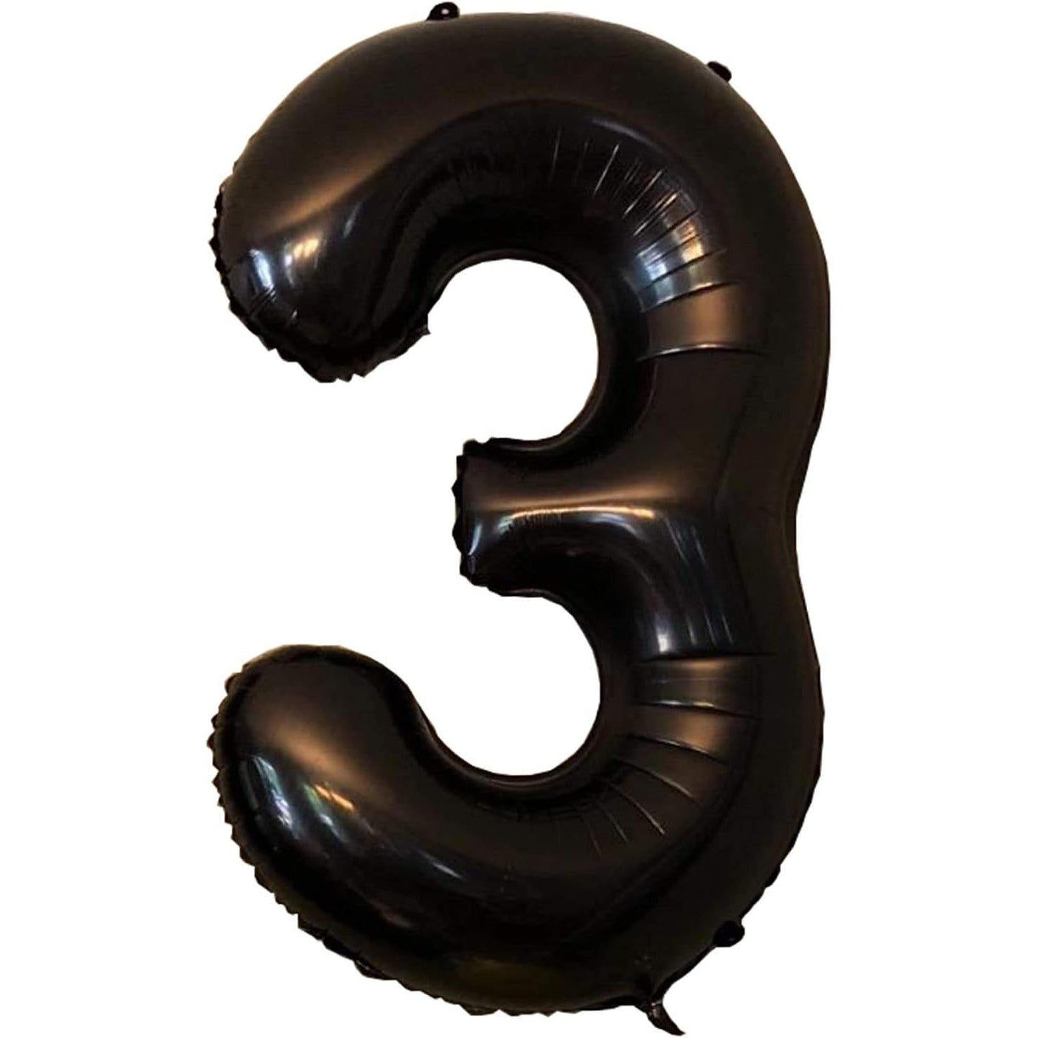 Balon din Folie Metalizata Flippy, Figurina Cifra, Tema Aniversare 40 cm, Ambalaj Individual, Pai inclus, Umflare cu