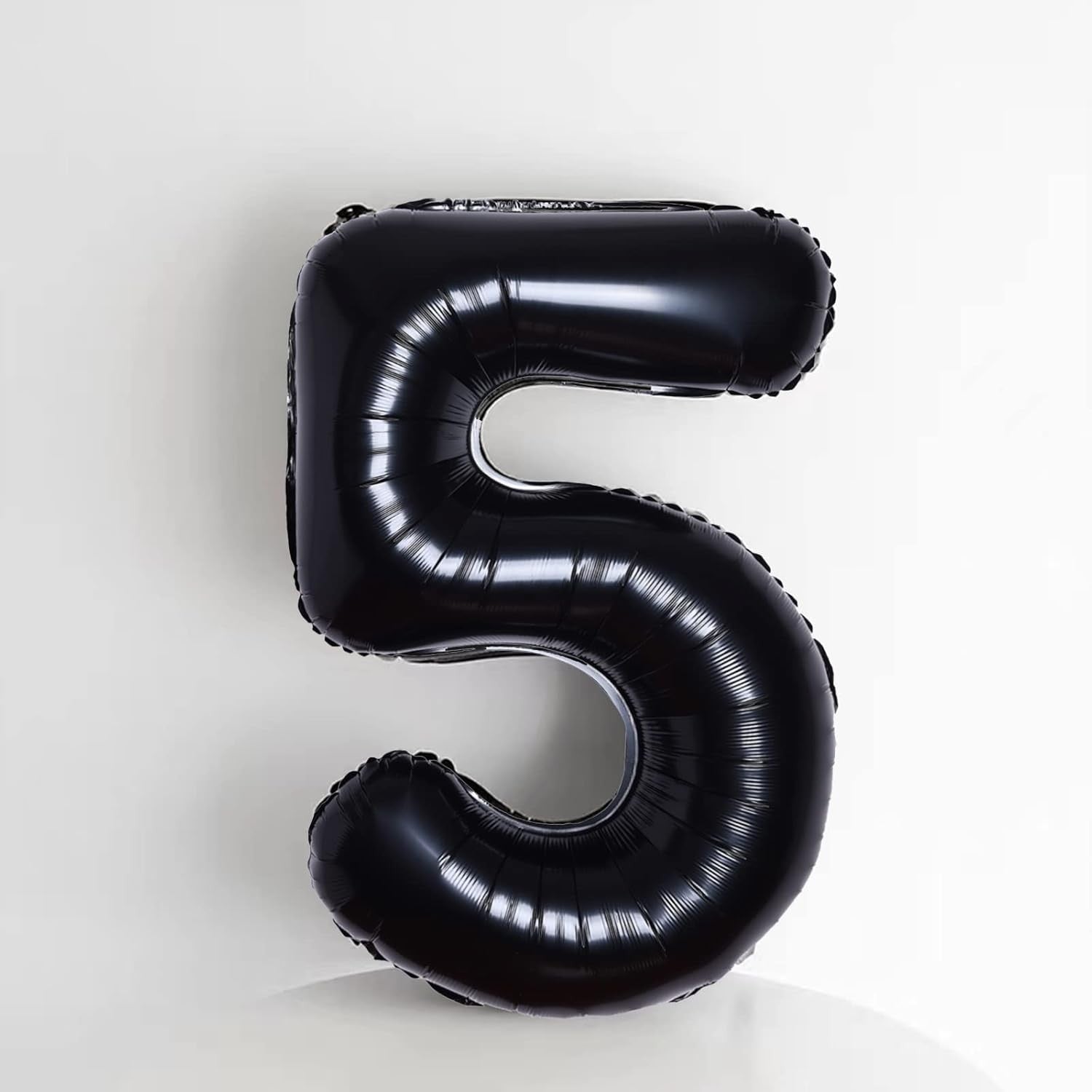 Balon din Folie Metalizata Flippy, Figurina Cifra, Tema Aniversare 40 cm, Ambalaj Individual, Pai inclus, Umflare cu