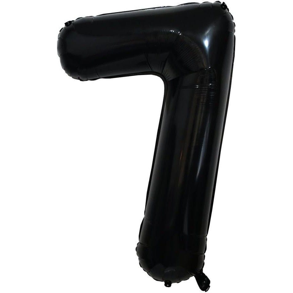 Balon din Folie Metalizata Flippy, Figurina Cifra, Tema Aniversare 40 cm, Ambalaj Individual, Pai inclus, Umflare cu