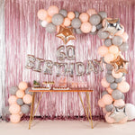 Balon din Folie Metalizata Flippy, Figurina Cifra, Tema Aniversare 40 cm, Ambalaj Individual, Pai inclus, Umflare cu