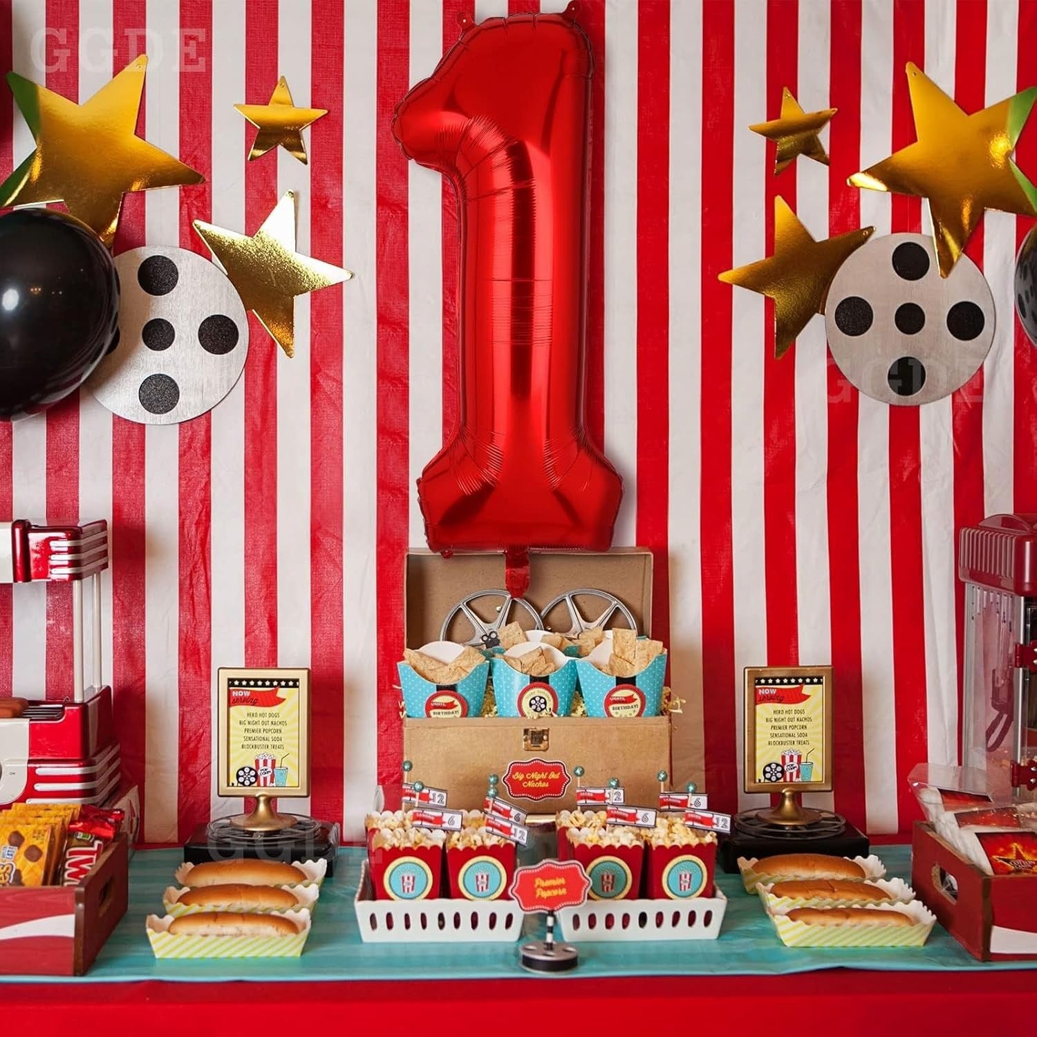 Balon din Folie Metalizata Flippy, Figurina Cifra, Tema Aniversare 40 cm, Ambalaj Individual, Pai inclus, Umflare cu