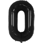 Balon din Folie Metalizata, Flippy, Figurina Cifra, Tema Aniversare 40 cm, Ambalaj Individual, Pai inclus, Umflare cu