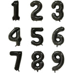 Balon din Folie Metalizata, Flippy, Figurina Cifra, Tema Aniversare 40 cm, Ambalaj Individual, Pai inclus, Umflare cu
