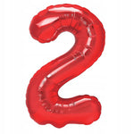 Balon din Folie Metalizata Flippy, Figurina Cifra, Tema Aniversare 80 cm, Ambalaj Individual, Pai inclus, Umflare cu