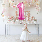 Balon din Folie Metalizata Flippy, Figurina Cifra, Tema Aniversare 80 cm, Ambalaj Individual, Pai inclus, Umflare cu