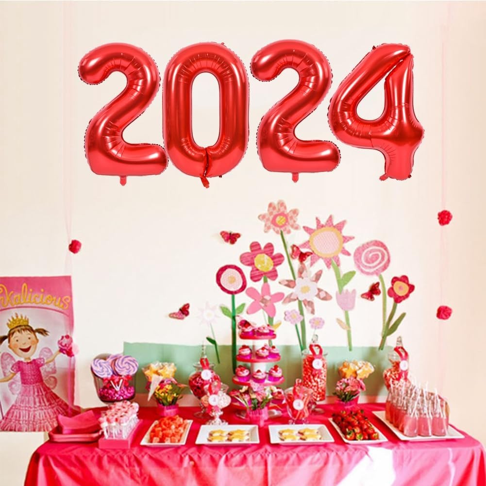 Balon din Folie Metalizata Flippy, Figurina Cifra, Tema Aniversare 80 cm, Ambalaj Individual, Pai inclus, Umflare cu