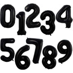 Balon din Folie Metalizata, Flippy, Figurina Cifra, Tema Aniversare 80 cm, Ambalaj Individual, Pai inclus, Umflare cu