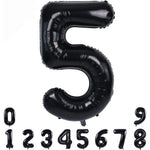 Balon din Folie Metalizata, Flippy, Figurina Cifra, Tema Aniversare 80 cm, Ambalaj Individual, Pai inclus, Umflare cu