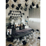 Balon din Folie Metalizata, Flippy, Figurina Cifra, Tema Aniversare 80 cm, Ambalaj Individual, Pai inclus, Umflare cu