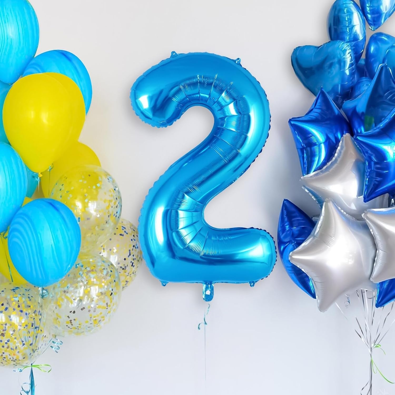 Balon din Folie Metalizata, Flippy, Figurina Cifra, Tema Aniversare 80 cm, Ambalaj Individual, Pai inclus, Umflare cu