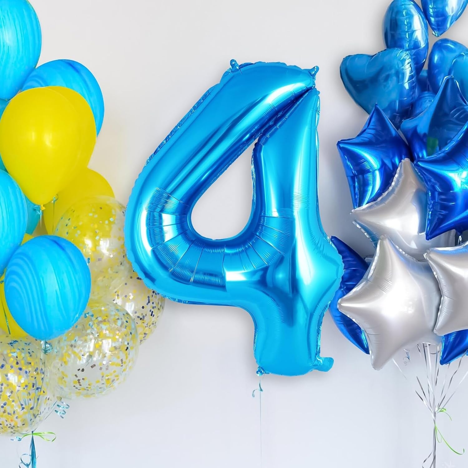 Balon din Folie Metalizata, Flippy, Figurina Cifra, Tema Aniversare 80 cm, Ambalaj Individual, Pai inclus, Umflare cu