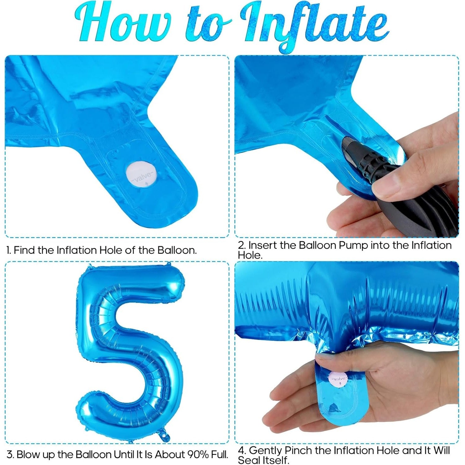 Balon din Folie Metalizata, Flippy, Figurina Cifra, Tema Aniversare 80 cm, Ambalaj Individual, Pai inclus, Umflare cu