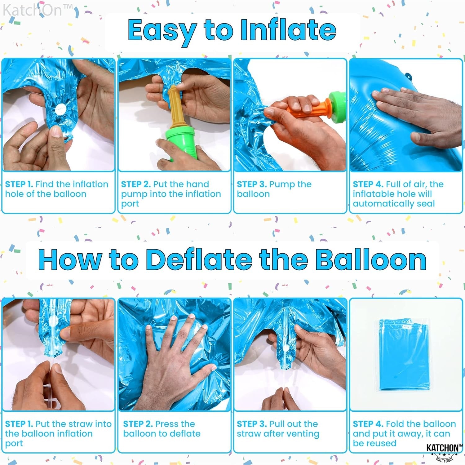 Balon din Folie Metalizata, Flippy, Figurina Cifra, Tema Aniversare 80 cm, Ambalaj Individual, Pai inclus, Umflare cu
