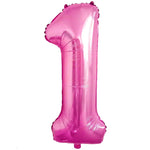 Balon din Folie Metalizata Flippy, Figurina Cifra, Tema Aniversare 80 cm, Ambalaj Individual, Pai inclus, Umflare cu