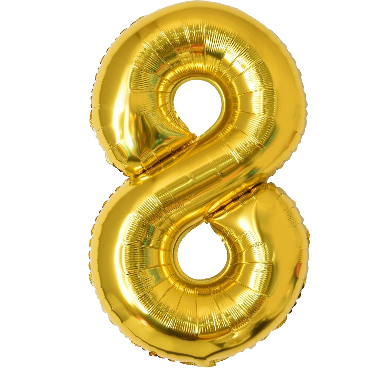 Balon din Folie Metalizata Flippy, Figurina Cifra, Tema Aniversare 40 cm, Ambalaj Individual, Pai inclus, Umflare cu