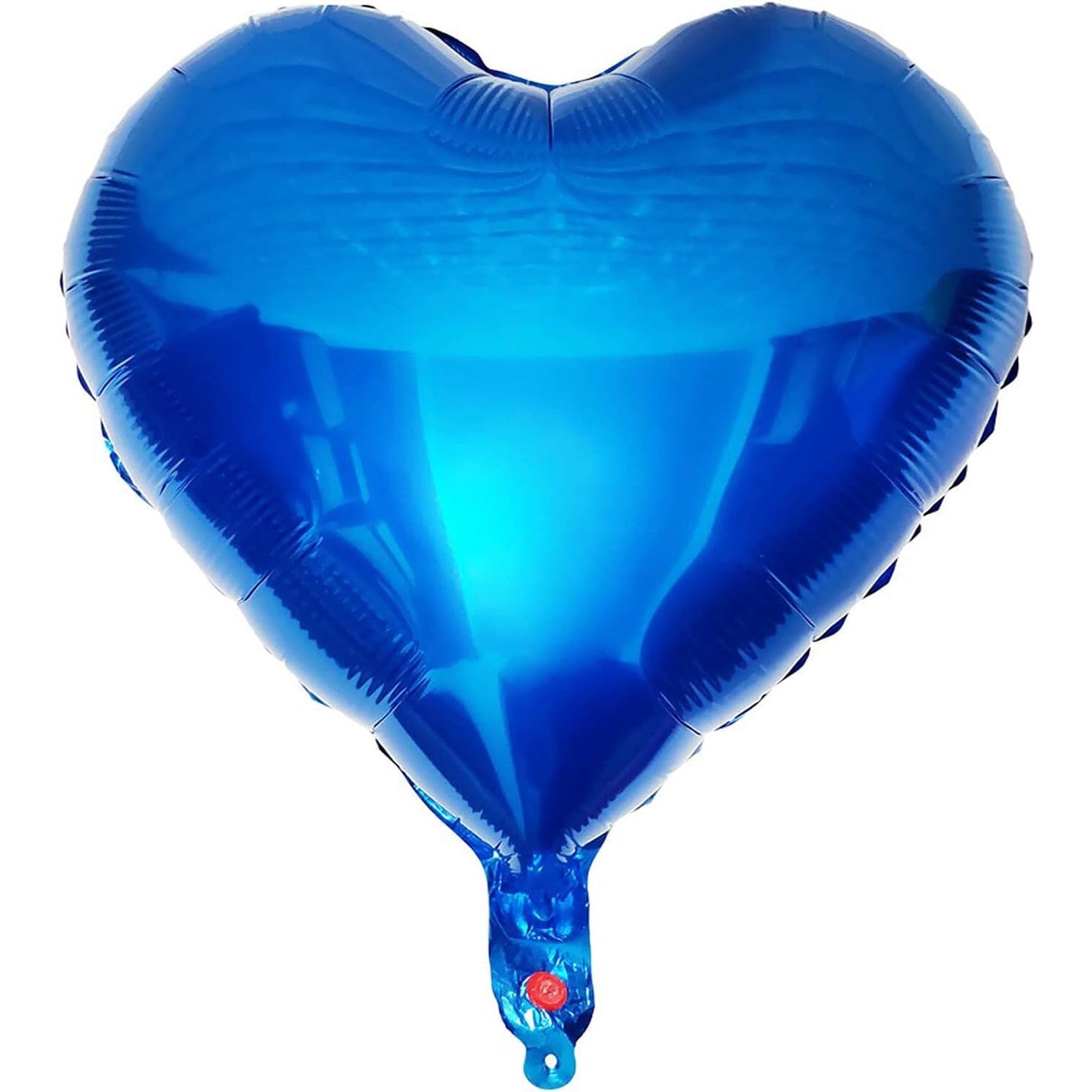 Balon din Folie Metalizata, Flippy, Figurina Inimioara, Model Simplu, Tematica Iubire, 40 cm, Ambalaj Individual, Pai