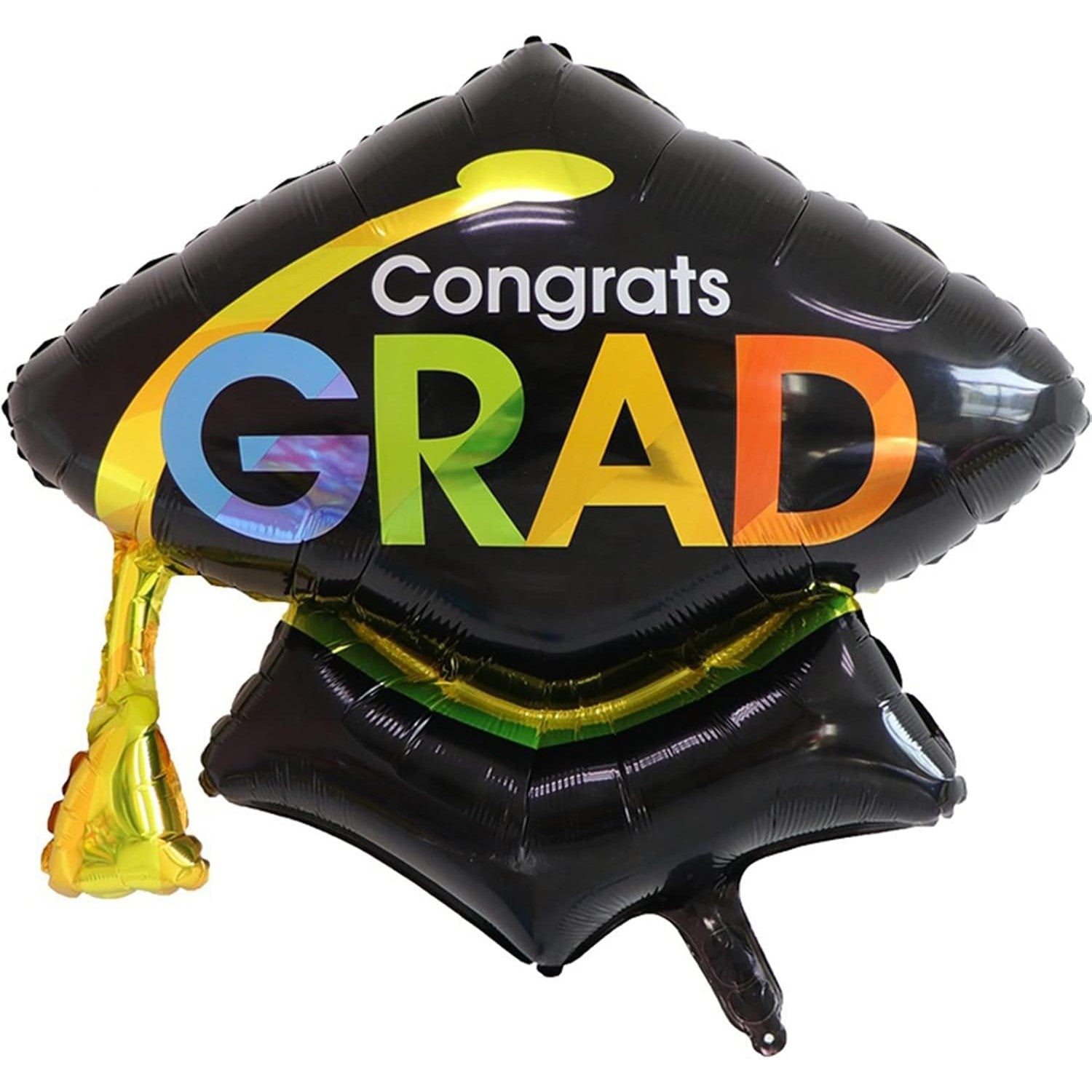 Balon din Folie Metalizata, Flippy, Figurina, Model Toca Congrats Grad, Tematica Absolvire, 66x66 cm, Ambalaj