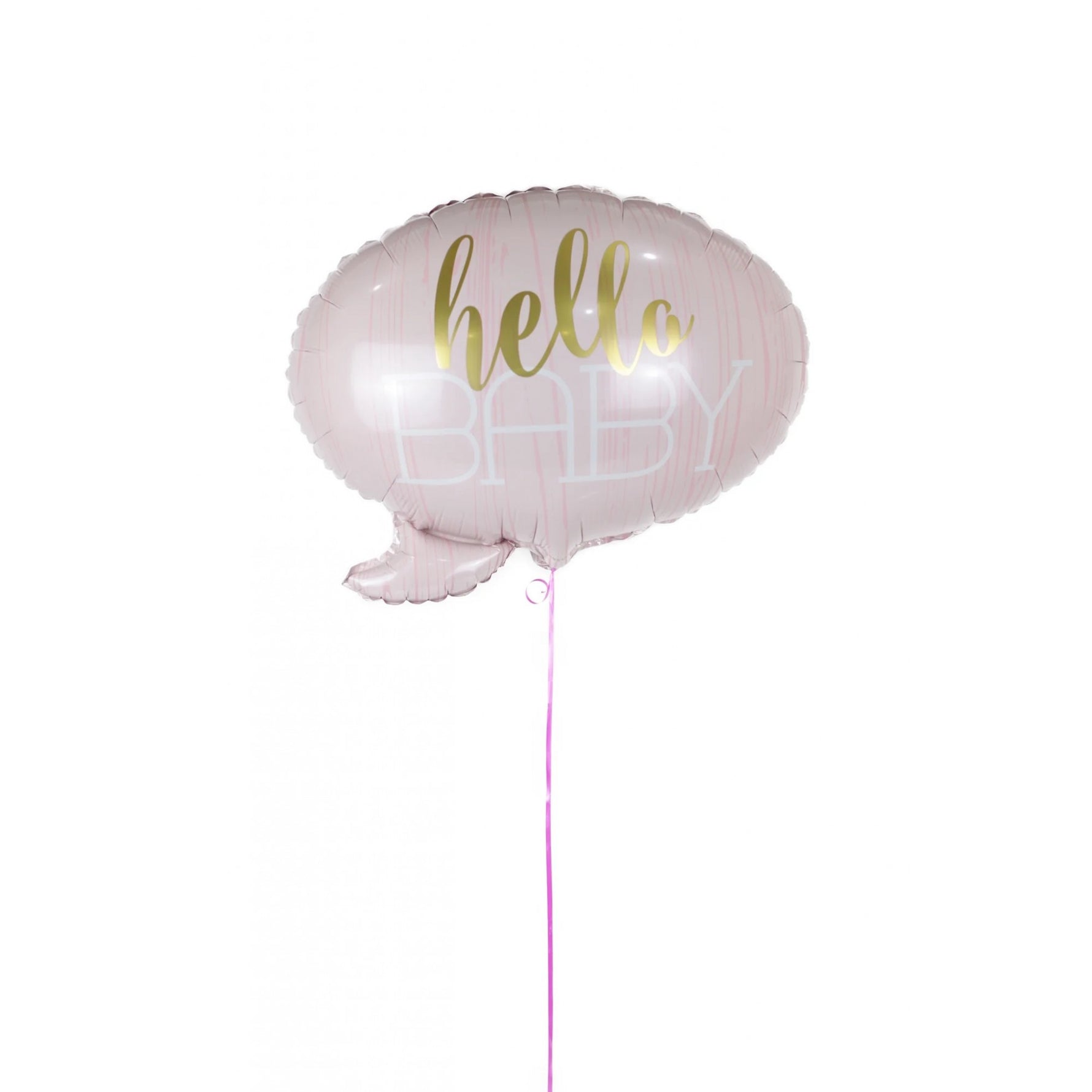 Balon din Folie Metalizata, Flippy, Figurina Norisor, Tema Hello Baby , 59x50 cm, Ambalaj Individual, Pai Inclus,
