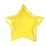 Balon din Folie Metalizata, Flippy, Figurina Stea, Model Simplu, Tematica Aniversare, 40 cm, Ambalaj Individual, Pai